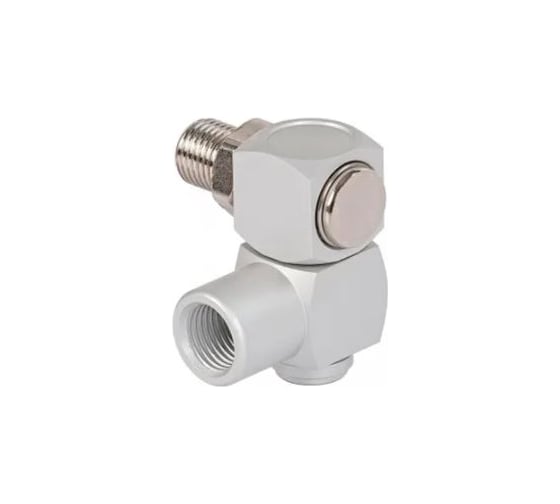 Переходник резьбовой M1/4" - F1/4" шарнирный, 360 градусов NORDBERG NPMM22S