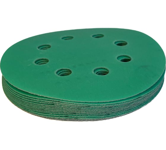 Шлифовальные круги на липучке 125 мм, P800, 10 шт Vitatools GR-125-P800-10-8
