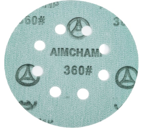 Шлифовальные круги на липучке 125 мм, P360, 5 шт Vitatools GR-125-P360-5-8