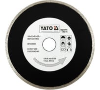 Отрезной алмазный диск, мокрая резка 180 мм YATO YT-6016