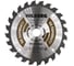 Диск пильный Hilberg Industrial Ламинат 165x20x24Т HL166 1