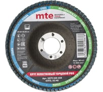 Круг лепестковый торцевой КЛТ2 PRO 125x22 мм, ZC40 MTE 2579430324