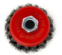Щетка чашечная жгутовая 65 мм, М14, ворс сталь 0.5 мм, для УШМ EuroBrush 7-001