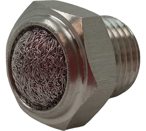 Пневмоглушитель резьба NPT 1/4", материал нержавеющая сталь ArTorq GAS-14N
