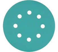Шлифовальные круги на липучке 125 мм, Р360, 100 шт Vitatools GR-125-P360-100-8