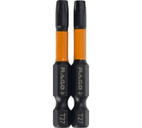 Набор бит ударных IMPACT TORX T27 S2 х 50 мм 2шт. RAGE by VIRA 554149