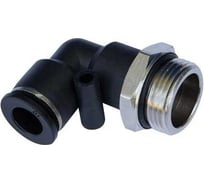Фитинг угловой трубки ПВХ, (наружная резьба), PC M12x1.25, d-12 Дали-Авто DA-00622