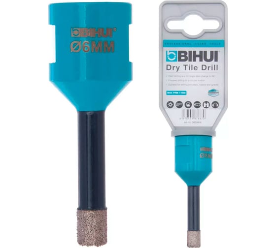 Коронка алмазная по керамограниту для УШМ BIHUI DBDF06(DBDM06)