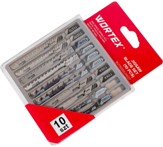Набор пилок для лобзика универсальный 10 шт WORTEX WJTS000U11027