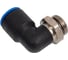 Фитинг цанговый угловой 12 мм с наружной металлической резьбой G3/8 CDC Pneumatics PL 12G03 2