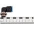 Фитинг цанговый угловой 12 мм с наружной металлической резьбой G3/8 CDC Pneumatics PL 12G03 4