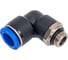 Фитинг цанговый угловой 12 мм с наружной металлической резьбой G1/4 CDC Pneumatics PL 12G02 2