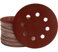 Круги шлифовальные на липучке 125 мм, P600, 100 шт Vitatools R-125-P600-100-8