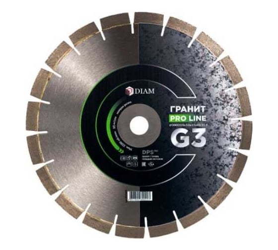 Диск Гранит Pro Line G3 300(310)x3.0x15x60/25.4 мм Diam 030668