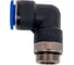 Фитинг цанговый угловой 16 мм с наружной металлической резьбой G1/2 CDC Pneumatics PL 16G04 4