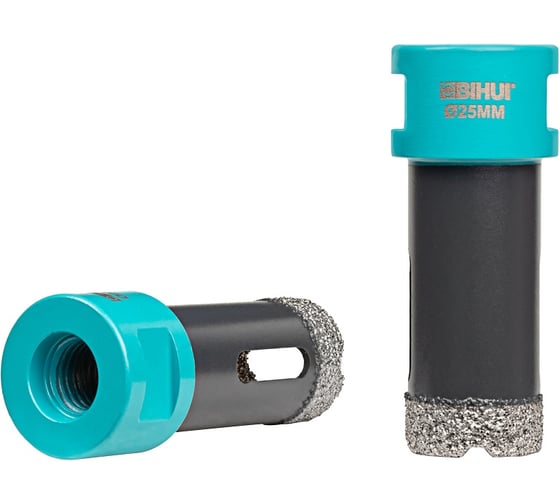 Коронка алмазная по керамограниту 25 мм для УШМ BIHUI DBDF25