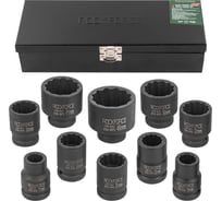 Набор головок ударных 10 предметов, 3/4" 12гр. Rockforce RF-6109-9MPB(54996)