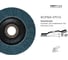 Круг лепестковый торцевой AGGRESSOR-PRO 2 (125x22 мм; Z; P40) TOTFLEX 4631148128057 2