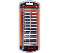 Набор глубоких шестигранных головок 4-13 мм, 1/4"DR, 10 шт KINGQUEEN WIB-13