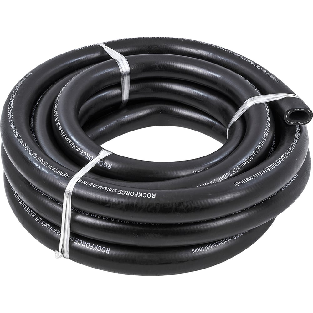 Шланг резиновый, армированный, бензомаслостойкий ROCKFORCE RF-AHC-55/2A ...