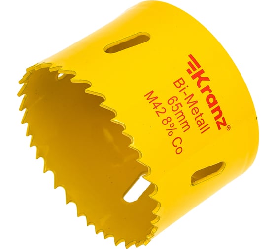 Коронка биметаллическая 65 мм KRANZ KR-92-0233