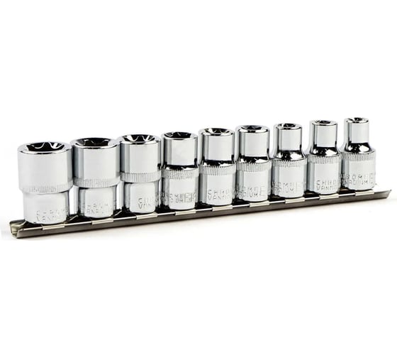 Набор головок TORX 1/2"DR, 9 шт KINGQUEEN WIB-7