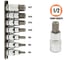 Набор шестигранных бит HEX, 1/2"DR, 7 шт KINGQUEEN WIB-8A 6