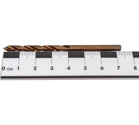 Сверло по металлу 4мм HSS+Co 10шт ROCKFORCE RF-DSP40H(29192)