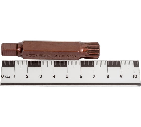 Вставка SPLINE M14х75ммL,10мм ROCKFORCE RF-1787514 Premium(29549)