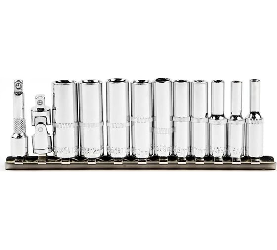 Набор удлиненных шестигранных головок 1/4"DR, 12 предметов KINGQUEEN WIB-8C