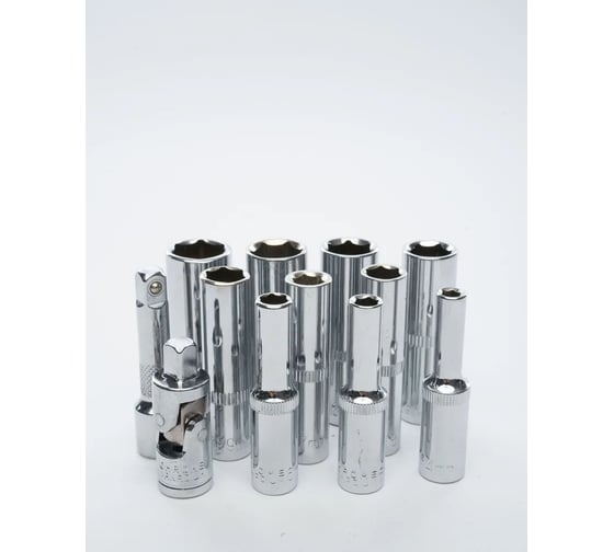 Набор удлиненных шестигранных головок 1/4"DR, 12 предметов KINGQUEEN WIB-8C