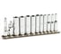 Набор удлиненных шестигранных головок 1/4"DR, 12 предметов KINGQUEEN WIB-8C 2