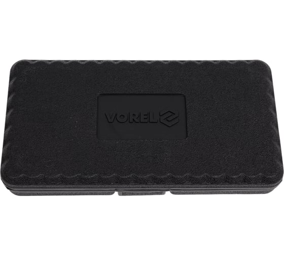 Набор бит НЕХ (15 шт, Н4-Н12) в пластмассовом боксе VOREL 66720