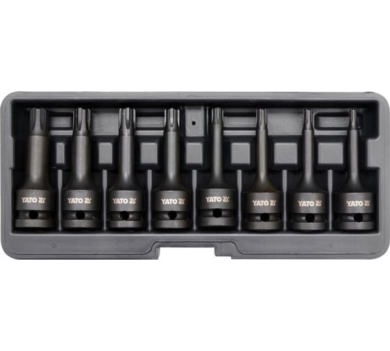 Набор ударных головок-бит RIBE (8 пр, 1/2", RM5-RM13) YATO YT-1068 1
