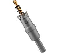 Коронка по металлу твердосплавная с центрирующим сверлом 20 мм Vertextools 1819-20