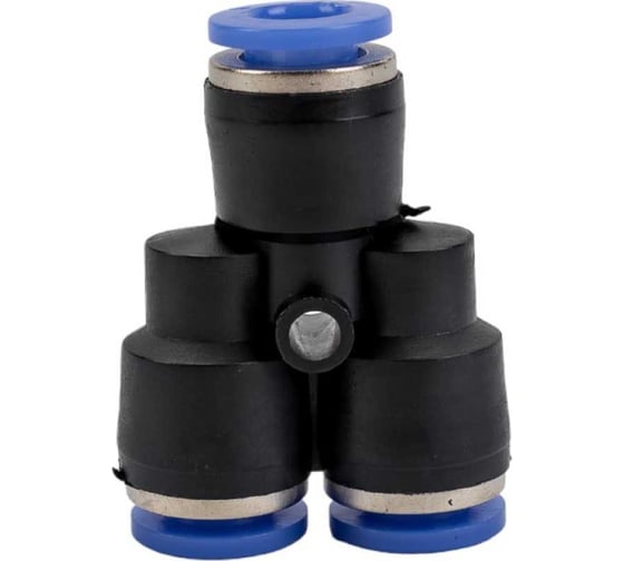 Фитинг Y-образный пластиковый 6 мм CDC Pneumatics PY 06NJ