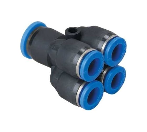 Фитинг прямой переходной пластиковый 8x6 мм CDC Pneumatics PXG 0806N 1