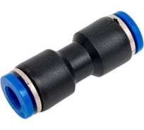 Фитинг прямой пластиковый 6 мм CDC Pneumatics PUC 06N
