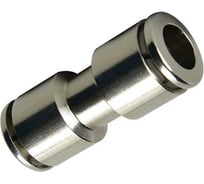 Фитинг цанговый прямой никилированная латунь, 12 мм CDC Pneumatics BUC 12N