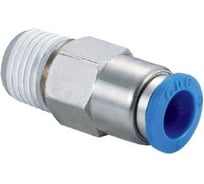 Фитинг цанговый прямой с обратным клапаном 8 мм, 1/4 CDC Pneumatics CVPC 0802