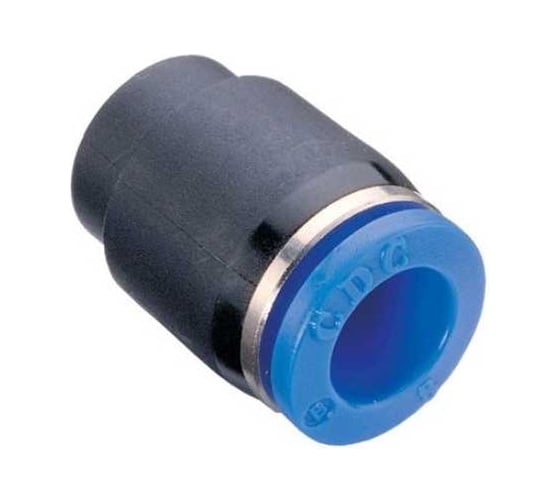 Фитинг-наконечник (заглушка) на пластиковую трубку 6 мм CDC Pneumatics PPF 06N 1