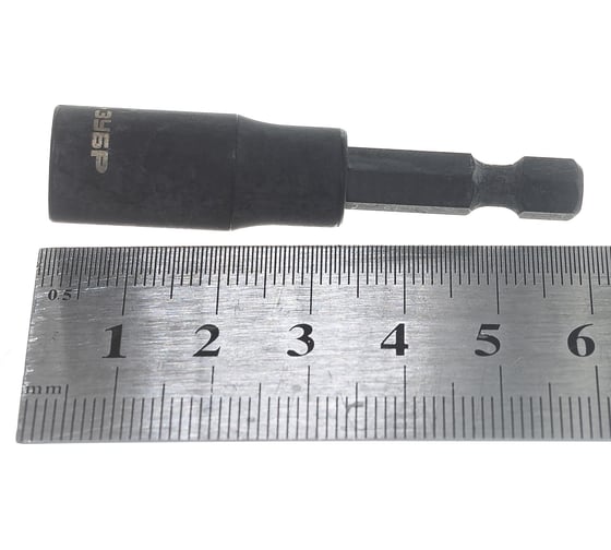 Удлиненная бита ПРОФИ с торцовой головкой Зубр, хвостовик E 1/4", 8 мм 26377-08