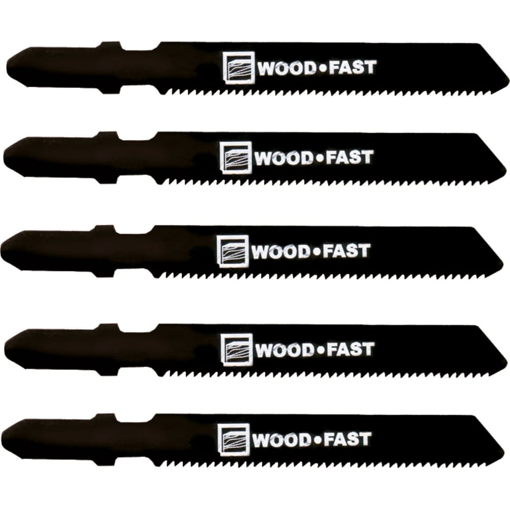 Полотно для лобзика T119A по дереву 20TPI 75 мм 5 шт FASTER TOOLS 3554 ...