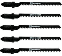 Полотно для лобзика T119BO по дереву 12TPI 82 мм 5 шт FASTER TOOLS 1309