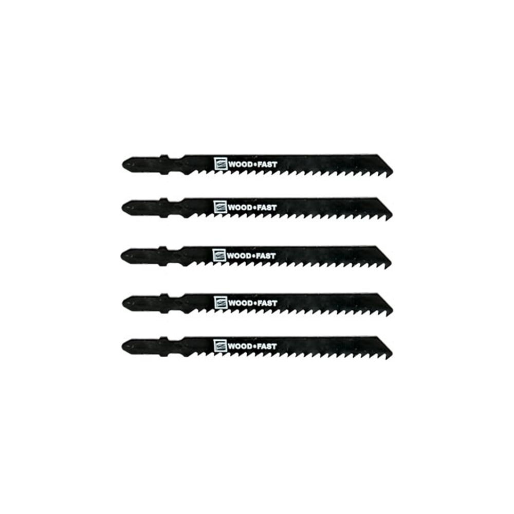 Полотно для лобзика T111C по дереву 10TPI 100 мм 5 шт FASTER TOOLS 1310 ...