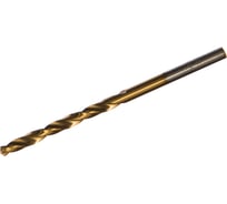 Сверло по металлу титановое HSS-TIN DIN-338 (4х43х75 мм) МастерАлмаз 10501515