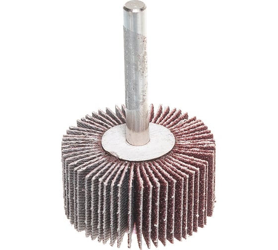 Круг шлифовальный лепестковый с оправкой на шпильке (40х20х6 мм; P80) MESSER 11-40-080