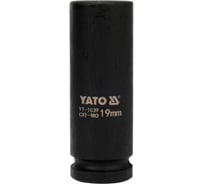 Головка торцевая ударная высокая (19 мм; CrMo; 1/2DR) YATO YT-1039