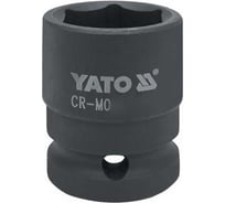 Головка торцевая ударная короткая (17 мм; CrMo; 1/2DR) YATO YT-1007