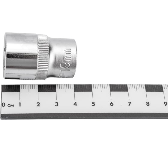 Головка торцевая короткая (19 мм; CrV; 1/2DR) YATO YT-1212